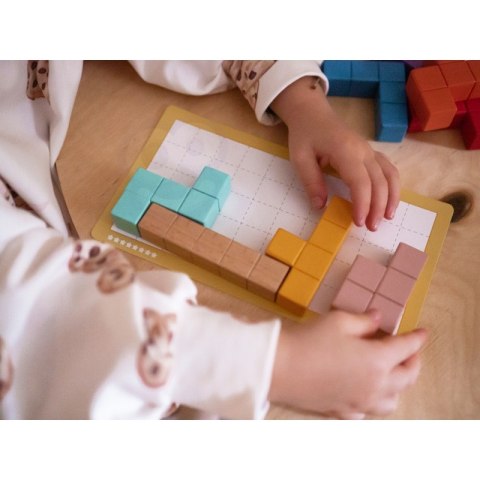 Tooky Toy Układanka Klocki Tetris 10 Poziomów Trudności 22 el. Tooky Toy Układanka Klocki Tetris 10 Poziomów Trudności 22 el.