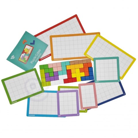 Tooky Toy Układanka Klocki Tetris 10 Poziomów Trudności 22 el. Tooky Toy Układanka Klocki Tetris 10 Poziomów Trudności 22 el.