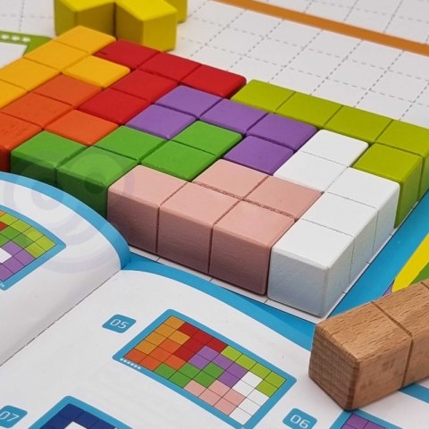 Tooky Toy Układanka Klocki Tetris 10 Poziomów Trudności 22 el. Tooky Toy Układanka Klocki Tetris 10 Poziomów Trudności 22 el.