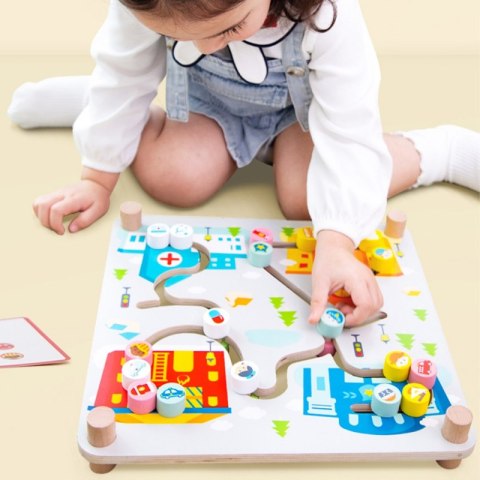 CLASSIC WORLD Gra Logiczna 2w1 Segregacja Odpadów Sorter Miasto CLASSIC WORLD Gra Logiczna 2w1 Segregacja Odpadów Sorter Miasto