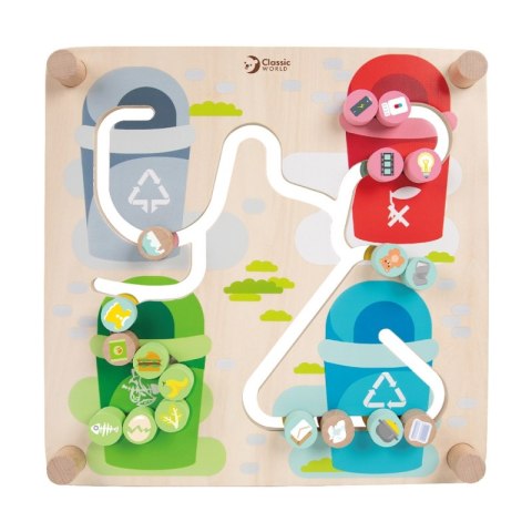 CLASSIC WORLD Gra Logiczna 2w1 Segregacja Odpadów Sorter Miasto CLASSIC WORLD Gra Logiczna 2w1 Segregacja Odpadów Sorter Miasto