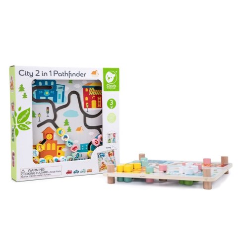 CLASSIC WORLD Gra Logiczna 2w1 Segregacja Odpadów Sorter Miasto CLASSIC WORLD Gra Logiczna 2w1 Segregacja Odpadów Sorter Miasto