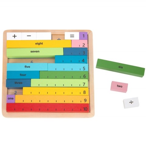 TOOKY TOY Drewniana Tablica Matematyczna Nauka Liczenia Liczydło TOOKY TOY Drewniana Tablica Matematyczna Nauka Liczenia Liczydło
