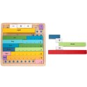 TOOKY TOY Drewniana Tablica Matematyczna Nauka Liczenia Liczydło