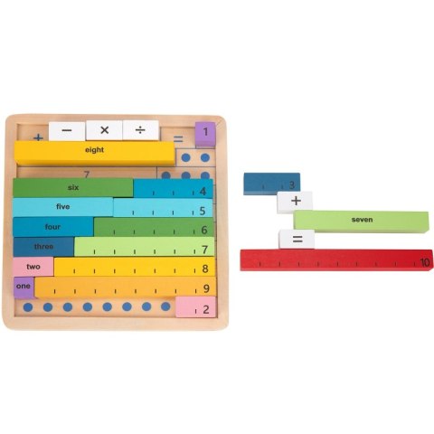 TOOKY TOY Drewniana Tablica Matematyczna Nauka Liczenia Liczydło TOOKY TOY Drewniana Tablica Matematyczna Nauka Liczenia Liczydło
