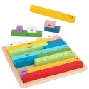 TOOKY TOY Drewniana Tablica Matematyczna Nauka Liczenia Liczydło
