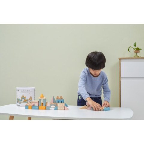 VIGA PolarB Drewniane Klocki Bloki Miejskie 50 elementów Montessori VIGA PolarB Drewniane Klocki Bloki Miejskie 50 elementów Montessori