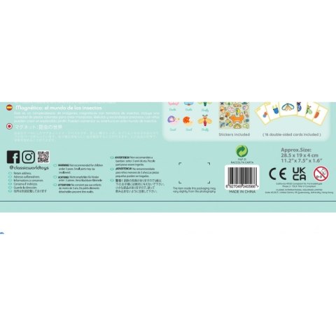 CLASSIC WORLD Układanka Magnetyczna Zwierzęta Tablica Klocki Puzzle Pamięć 66 el. CLASSIC WORLD Układanka Magnetyczna Zwierzęta Tablica Klocki Puzzle Pamięć 66 el.