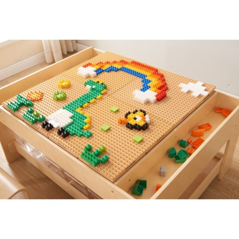 MASTERKIDZ Drewniany Stół Edukacyjny + AKCESORIA STEM WALL + 359 el. MASTERKIDZ Drewniany Stół Edukacyjny + AKCESORIA STEM WALL + 359 el.