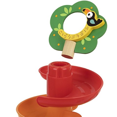 Tooky Toy Drewniany Kulodrom ze Zwierzątkami Tor Kulkowy Spirala + 4 Kulki Tooky Toy Drewniany Kulodrom ze Zwierzątkami Tor Kulkowy Spirala + 4 Kulki