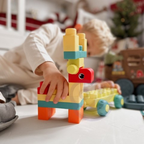 WOOPIE Duży Pociąg Kolejka Ciuchcia Klocki WOOPIE Duży Pociąg Kolejka Ciuchcia Klocki