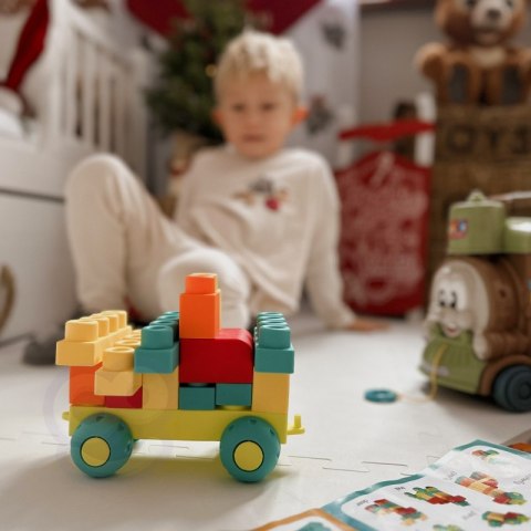 WOOPIE Duży Pociąg Kolejka Ciuchcia Klocki WOOPIE Duży Pociąg Kolejka Ciuchcia Klocki