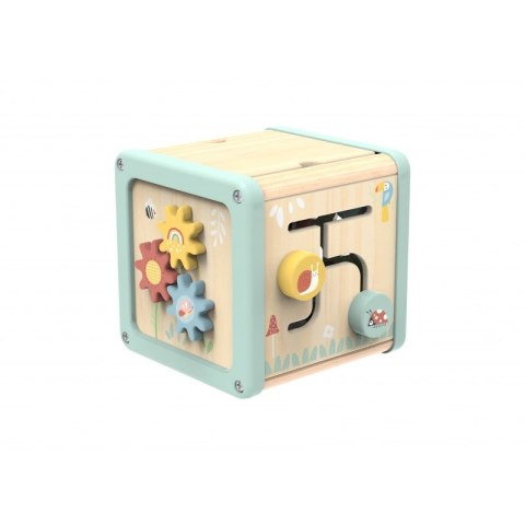 TOOKY TOY Drewniana Kostka Aktywności Sorter Labirynt TOOKY TOY Drewniana Kostka Aktywności Sorter Labirynt
