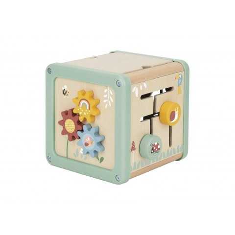 TOOKY TOY Drewniana Kostka Aktywności Sorter Labirynt TOOKY TOY Drewniana Kostka Aktywności Sorter Labirynt