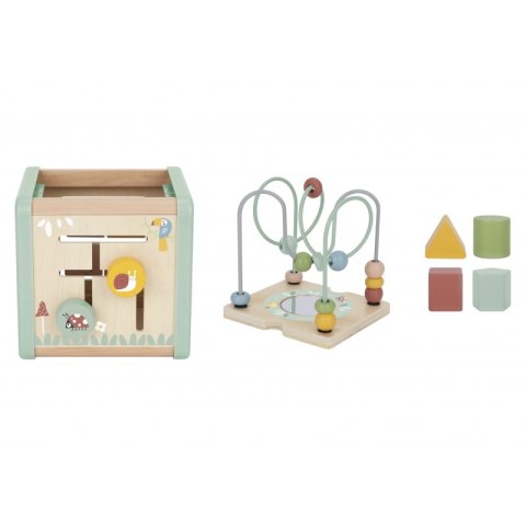 TOOKY TOY Drewniana Kostka Aktywności Sorter Labirynt TOOKY TOY Drewniana Kostka Aktywności Sorter Labirynt