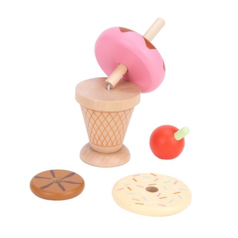 TOOKY TOY Lody Drewniane Układanka Cukiernik dla Dzieci 12 el. TOOKY TOY Lody Drewniane Układanka Cukiernik dla Dzieci 12 el.