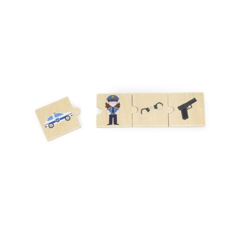 VIGA Zestaw Drewniana Układanka Puzzle Dopasuj Zawody z Narzędziami VIGA Zestaw Drewniana Układanka Puzzle Dopasuj Zawody z Narzędziami