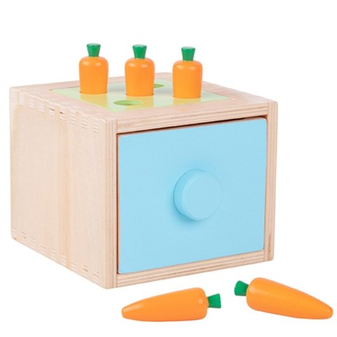 WOOPIE GREEN Drewniana Szuflada Edukacyjna 4w1 Sorter Montessori Gra w Marchewki FSC WOOPIE GREEN Drewniana Szuflada Edukacyjna 4w1 Sorter Montessori Gra w Marchewki FSC