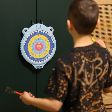 WOOPIE Magnetyczna Gra w Rzutki Bezpieczna Dart Tarcza Wesoły Rekinek WOOPIE Magnetyczna Gra w Rzutki Bezpieczna Dart Tarcza Wesoły Rekinek