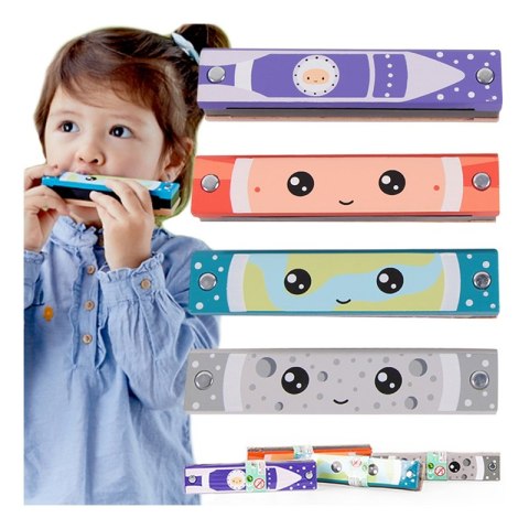 CLASSIC WORLD Drewniana Harmonijka Ustna dla Dzieci 1 szt. CLASSIC WORLD Drewniana Harmonijka Ustna dla Dzieci 1 szt.