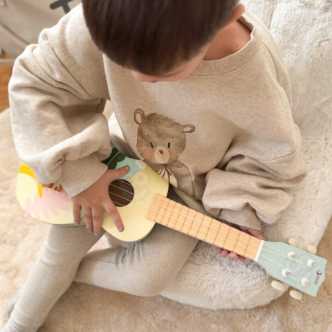 CLASSIC WORLD Drewniane Ukulele Gitara dla Dzieci Różowa CLASSIC WORLD Drewniane Ukulele Gitara dla Dzieci Różowa