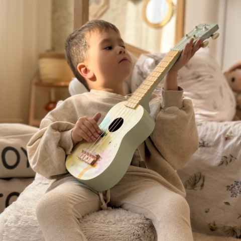 CLASSIC WORLD Drewniane Ukulele Gitara dla Dzieci Różowa CLASSIC WORLD Drewniane Ukulele Gitara dla Dzieci Różowa