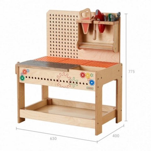 MASTERKIDZ Drewniany Warsztat Montessori STEM z Narzędziami MASTERKIDZ Drewniany Warsztat Montessori STEM z Narzędziami