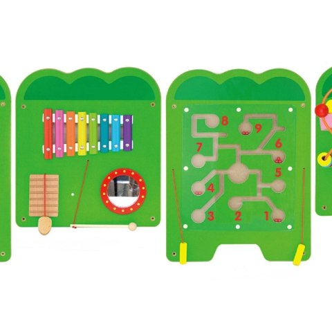 VIGA Tablica Sensoryczna Manipulacyjna Krokodyl Certyfikat FSC Montessori VIGA Tablica Sensoryczna Manipulacyjna Krokodyl Certyfikat FSC Montessori