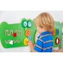 VIGA Tablica Sensoryczna Manipulacyjna Krokodyl Certyfikat FSC Montessori