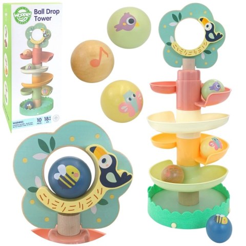 WOOPIE GREEN Drewniany Kulodrom Tor Kulkowy Sensoryczny Edukacyjny 6 el. WOOPIE GREEN Drewniany Kulodrom Tor Kulkowy Sensoryczny Edukacyjny 6 el.