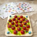 WOOPIE GREEN Memory Drewniana Gra Pamięciowa Edukacyjna Układanka Biedronka