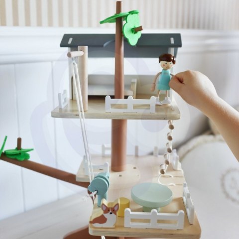 CLASSIC WORLD Drewniany Domek na Drzewie dla Lalek 31 el. CLASSIC WORLD Drewniany Domek na Drzewie dla Lalek 31 el.