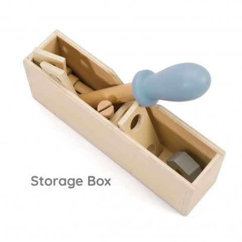 CLASSIC WORLD Wooden Tool Set Box 15 pcs. CLASSIC WORLD Wooden Tool Set Box 15 pcs.
