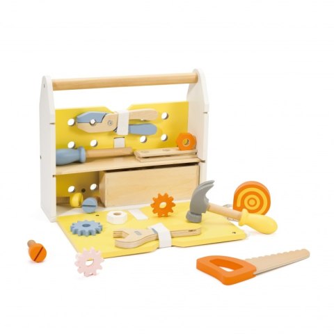 CLASSIC WORLD Wooden Tool Set Box 15 pcs. CLASSIC WORLD Wooden Tool Set Box 15 pcs.