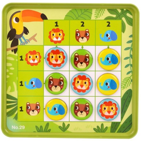 TOOKY TOY Gra Sudoku Dla Dzieci Wersja Las TOOKY TOY Gra Sudoku Dla Dzieci Wersja Las