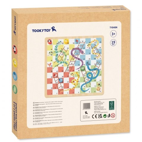 TOOKY TOY Gry Planszowe Logiczne 2w1 Ludo Chińczyk + Uwolnij Zwierzątka TOOKY TOY Gry Planszowe Logiczne 2w1 Ludo Chińczyk + Uwolnij Zwierzątka