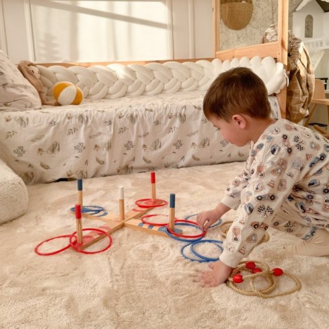 TOOKY TOY Drewniana Gra Fun Serso Zręcznościowa Ring Cross TOOKY TOY Drewniana Gra Fun Serso Zręcznościowa Ring Cross
