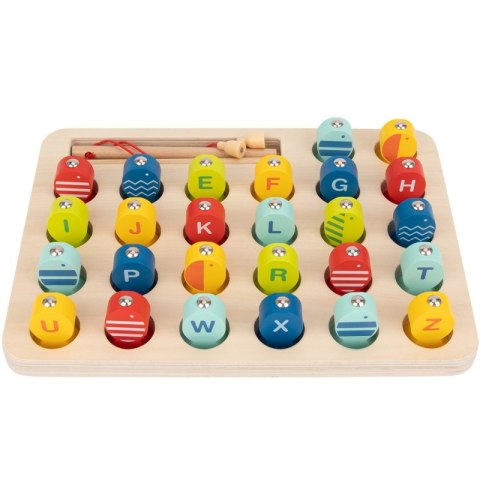 Tooky Toy Drewniana Gra Łowienie Rybek Nauka Literek 29 el. Tooky Toy Drewniana Gra Łowienie Rybek Nauka Literek 29 el.
