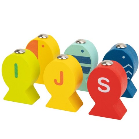 Tooky Toy Drewniana Gra Łowienie Rybek Nauka Literek 29 el. Tooky Toy Drewniana Gra Łowienie Rybek Nauka Literek 29 el.