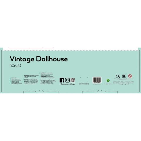 CLASSIC WORLD Drewniany Domek dla Lalek Vintage CLASSIC WORLD Drewniany Domek dla Lalek Vintage