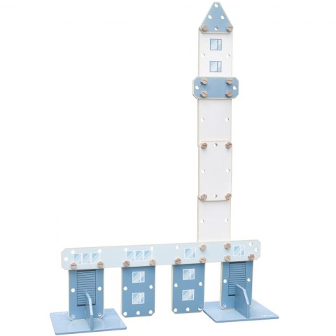 CLASSIC WORLD EDU Ogromne Klocki Konstrukcyjne Drewniane Zestaw Szpital Kościół Wieża 97 el. CLASSIC WORLD EDU Ogromne Klocki Konstrukcyjne Drewniane Zestaw Szpital Kościół Wieża 97 el.
