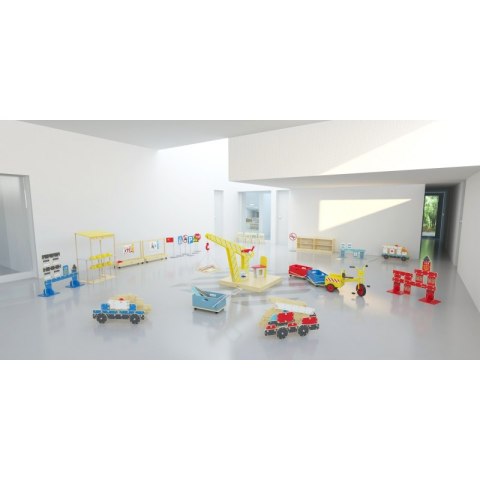 CLASSIC WORLD EDU Ogromne Klocki Konstrukcyjne Drewniane Zestaw Szpital Kościół Wieża 97 el. CLASSIC WORLD EDU Ogromne Klocki Konstrukcyjne Drewniane Zestaw Szpital Kościół Wieża 97 el.