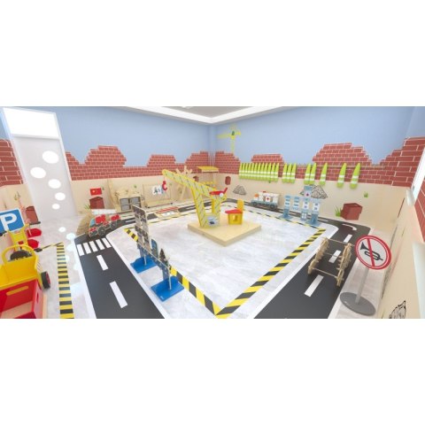 CLASSIC WORLD EDU Ogromne Klocki Konstrukcyjne Drewniane Zestaw Szpital Kościół Wieża 97 el. CLASSIC WORLD EDU Ogromne Klocki Konstrukcyjne Drewniane Zestaw Szpital Kościół Wieża 97 el.