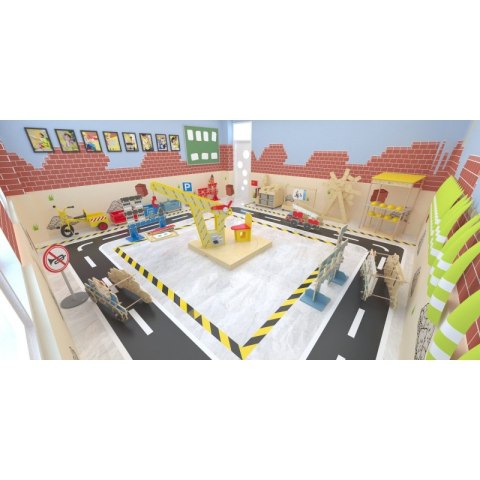 CLASSIC WORLD EDU Ogromne Klocki Konstrukcyjne Drewniane Zestaw Szpital Kościół Wieża 97 el. CLASSIC WORLD EDU Ogromne Klocki Konstrukcyjne Drewniane Zestaw Szpital Kościół Wieża 97 el.