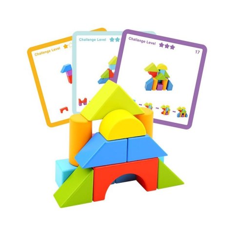 TOOKY TOY Gra Drewniane Klocki Block Game TOOKY TOY Gra Drewniane Klocki Block Game