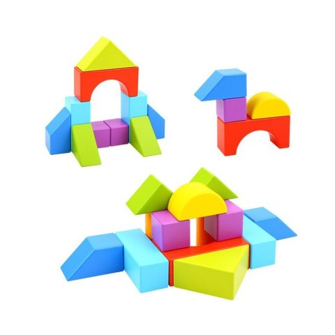 TOOKY TOY Gra Drewniane Klocki Block Game TOOKY TOY Gra Drewniane Klocki Block Game