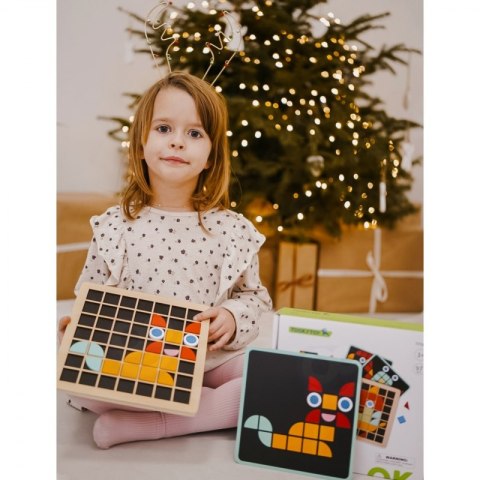 TOOKY TOY Mozaika Drewniana Układanka Montessori TOOKY TOY Mozaika Drewniana Układanka Montessori