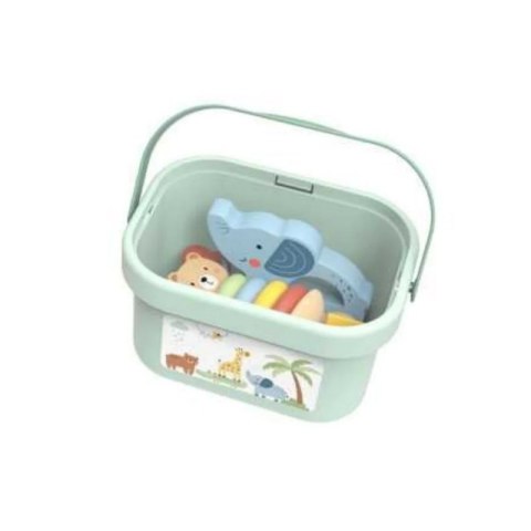 TOOKY TOY Pudełko Sorter Box 3w1 Klocki Piramidka Słonik TOOKY TOY Pudełko Sorter Box 3w1 Klocki Piramidka Słonik