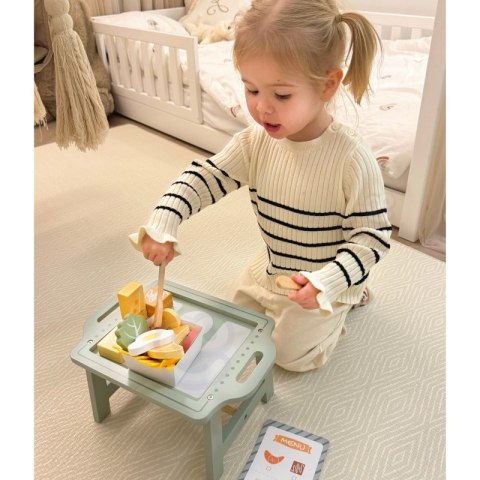 TOOKY TOY Zestaw Śniadaniowy z Tacą i Akcesoriami TOOKY TOY Zestaw Śniadaniowy z Tacą i Akcesoriami
