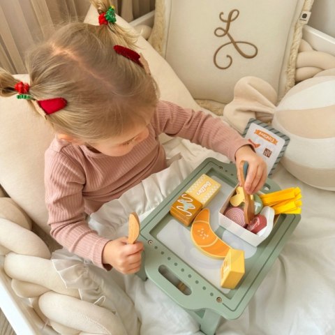 TOOKY TOY Zestaw Śniadaniowy z Tacą i Akcesoriami TOOKY TOY Zestaw Śniadaniowy z Tacą i Akcesoriami